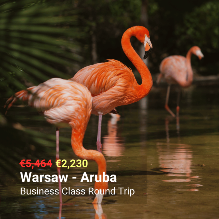 Wasraw - Aruba Business Class Round Trip Offer